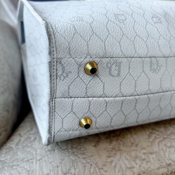 Vintage Christian Dior Honeycomb Tote - Picture 4 of 10